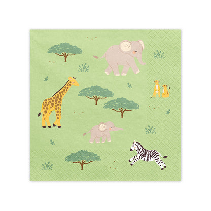 12 Servietten - Safari