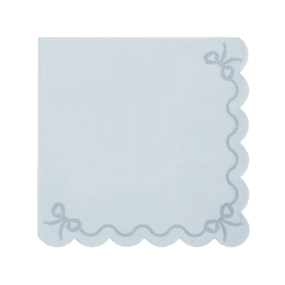 12 Servietten - 33cm - Ruffled Blau