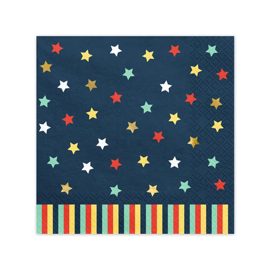 12 Servietten Trend - Ø 33cm - Stars