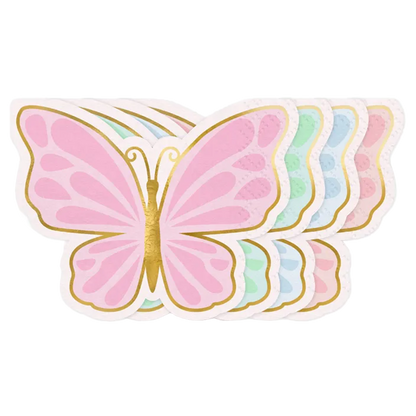 12 Servietten Trend - 16cm - Butterfly