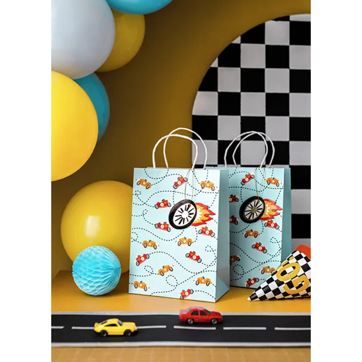 1 Geschenktüte - Racing Cars