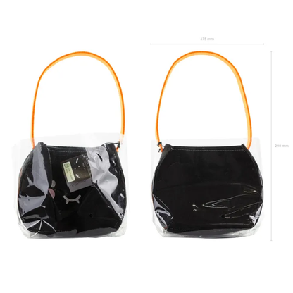 1 Halloween-Tasche Spinne - Schwarz