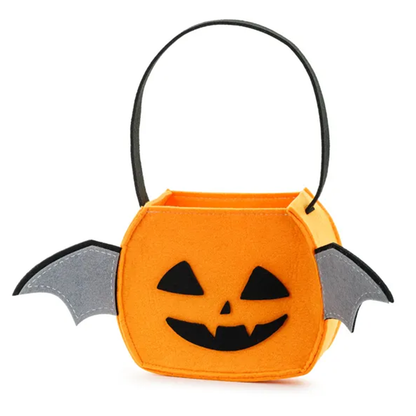 1 Halloween-Tasche Kürbis - Orange