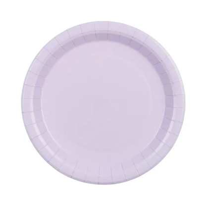 6 Pappteller - Lavendel - 23cm