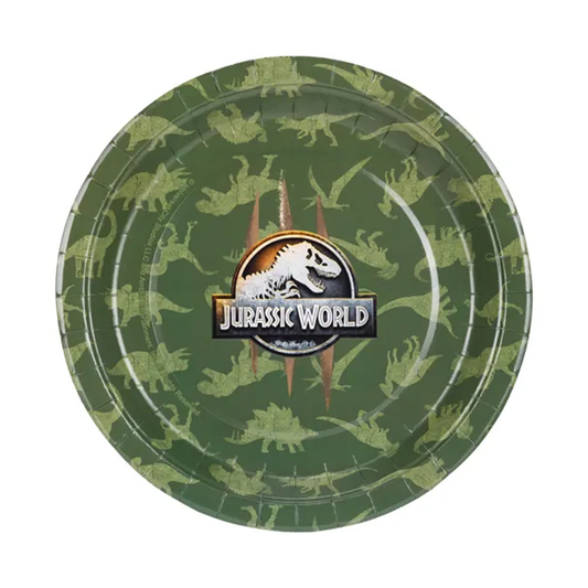 6 Pappteller - Jurassic World - 23cm