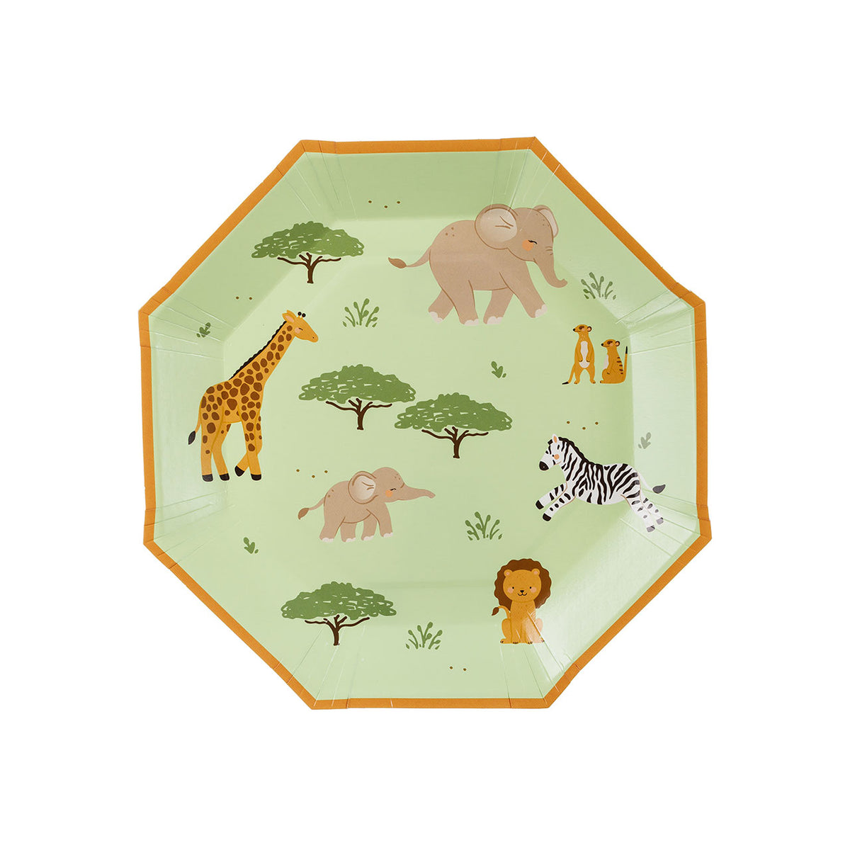 6 Pappteller - Safari