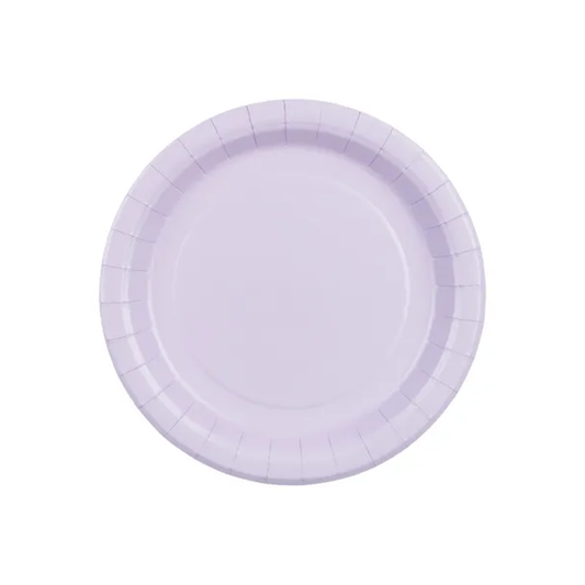 6 Pappteller - Lavendel - 18cm