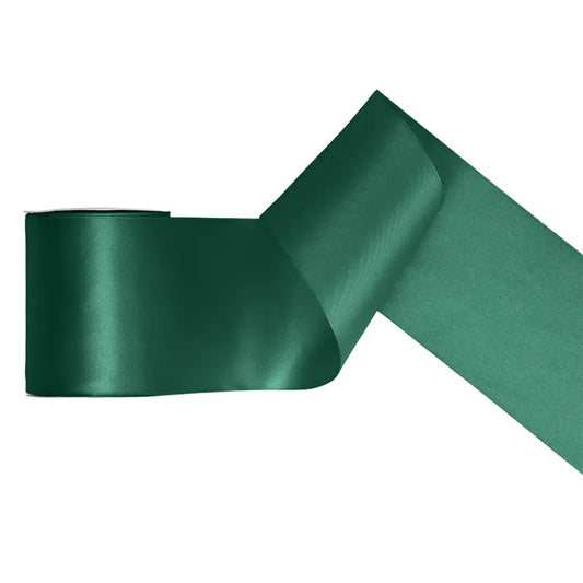 1 Ballonband - Satin - Bottle Grün - 100mm
