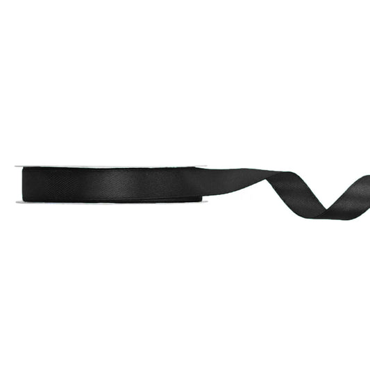 1 Ballonband - Satin - 12mm - Schwarz