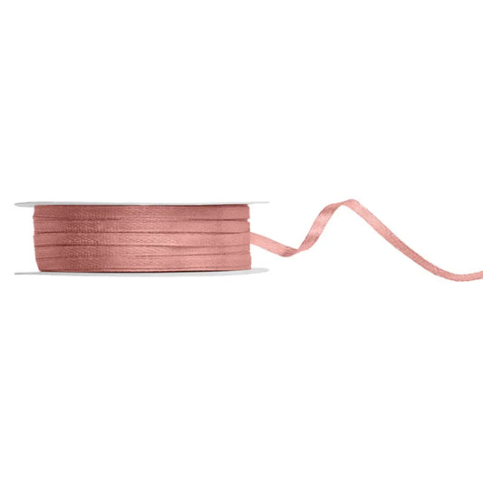 1 Ballonband - Satin - Altrosa - 3mm