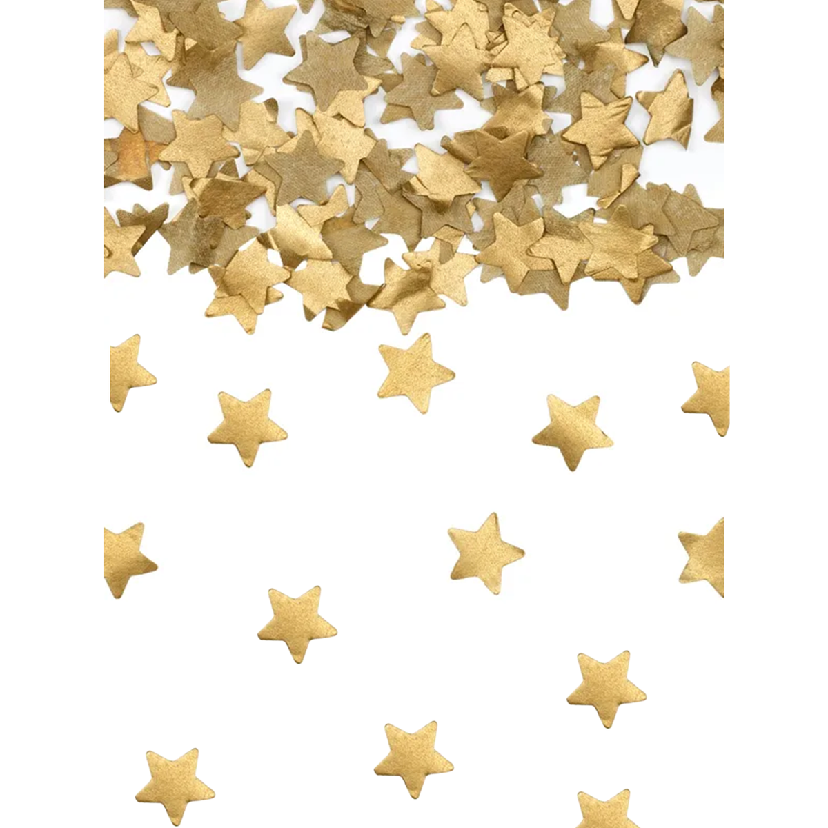 1 Konfettikanone - 20cm - Goldstars