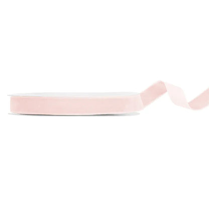 1 Ballonband - Velour - Hellrosa - 15mm