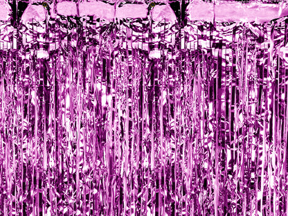 1 Glittervorhang - 2,5m - Lila